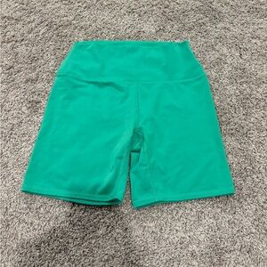 RBX women’s green biker shorts